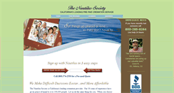 Desktop Screenshot of nautiluscremation.com